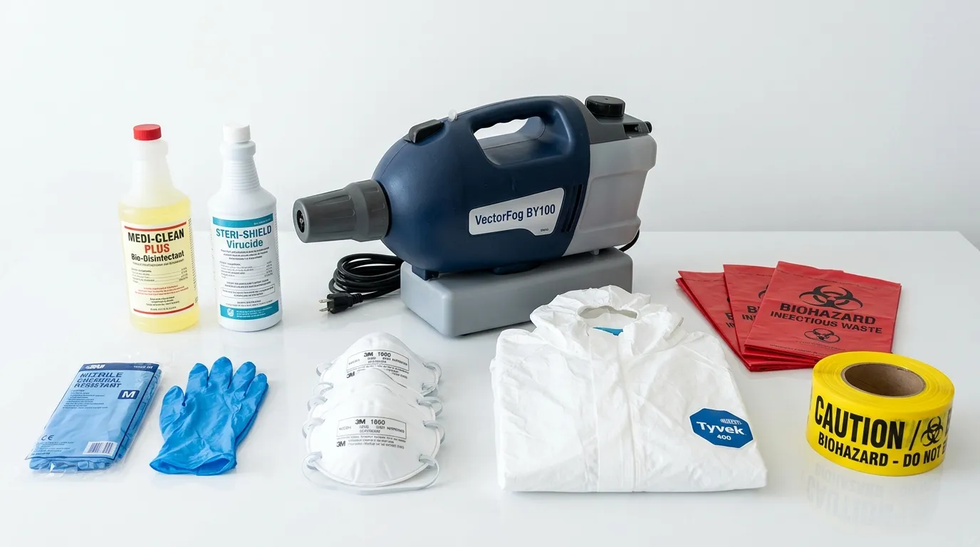 Professional biohazard remediation crew working in Fair Oaks Ranch