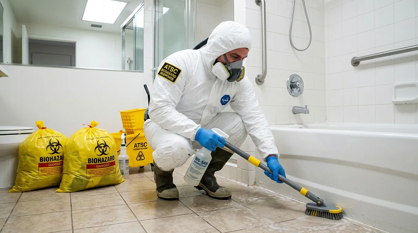 Decontamination equipment deployed for Blood Cleanup in Fair Oaks Ranch
